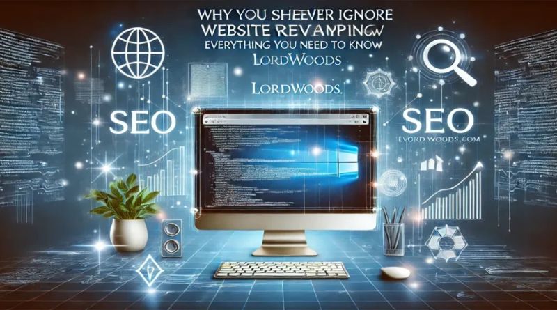 Why You Should Never Ignore Website Revamping: Lordwoods.com